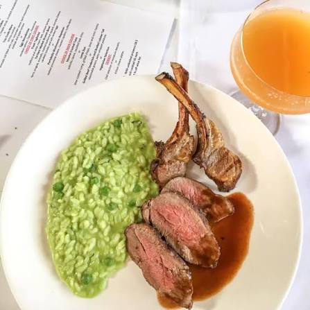 Ristorante Pappagallo signature dishes Pan Seared Black Grouper
Double Lamb Chops
Seafood Trio